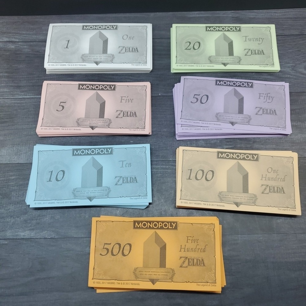 The Legend of‎ Zelda Collector's Edition Monopoly Replacement Parts - Rupees